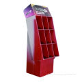 Oem / Odm Cardboard Floor Stand Displays Units With Promotion And Packing